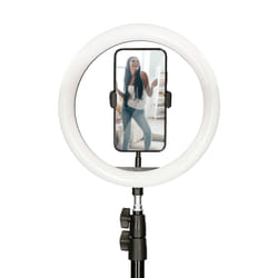 Ksix KIT STUDIO LIVE MAX LED RING WITH FLOOR TRIPOD 1.60 M FOR SMARTPHONE
