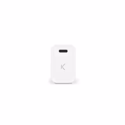 Ksix 20 W wall charger, PPS, Power Delivery, Made for iPhone, Fast charge, USB-C + 1 m USB-C to Lightning cable, White