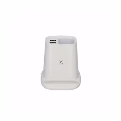 Ksix Wireless Charger and Pencil Box 10W, Qi Technology, 2 USB outputs, White, Indoor, USB, 10 V, Wireless charging, White
