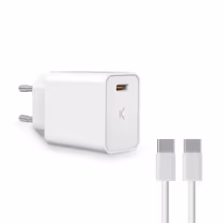 Ksix B1740CDC20PD, Indoor, AC, 1 m, White