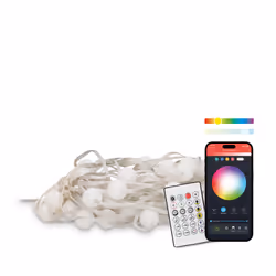 Ksix Led Strips, 16 RGB colors, Remote Control, Connected, Protection rate IP65, Smart strip light, Bluetooth, White, LED, E2 ...