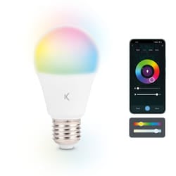 Ksix Smart Bulb SmartLED , 9W, 806 lumens, A60, E27 Base, RGB + CCT, WiFi