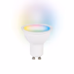 Ksix Pack 2 SmartLED Smart Bulbs, 5,5W, 400 lumens, GU10 Base, RGB + CCT, WiFi