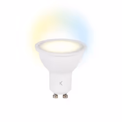 Ksix Pack 2 SmartLED Smart Bulbs, 5,5W, 400 lumens, GU10 Base, RGB + CCT, WiFi