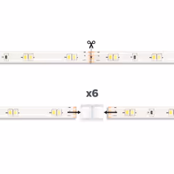 Ksix BXLEDST5M21 strip light Universal strip light LED 18 W 5000 mm