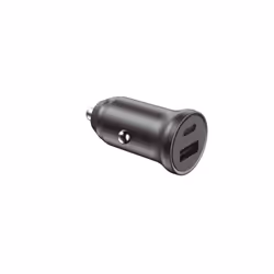 Contact 20 W car charger, Fast charge, Power Delivery and Quick Charge 3.0, Multiport, Black, Auto, Cigar lighter, Black