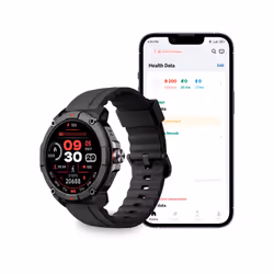 Ksix Compass 3.51 cm (1.38") TFT 52 mm Digital 240 x 240 pixels Touchscreen Black GPS (satellite)