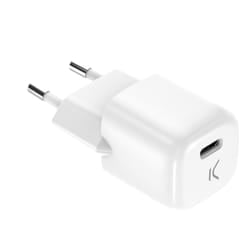 Ksix BCD20GAN01B mobile device charger Universal White AC Fast charging Indoor