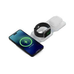 Ksix BXCQI153N1B mobile device charger Universal White USB Wireless charging Fast charging Indoor