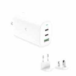 Ksix BCD65TR01B, Indoor, AC, 12 V, White