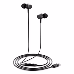 Contact LAU01N headphones/headset Wired In-ear Calls/Music/Sport/Everyday USB Type-C Black