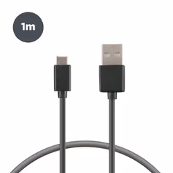 Contact LCCUC03, 1 m, USB A, USB C, Black