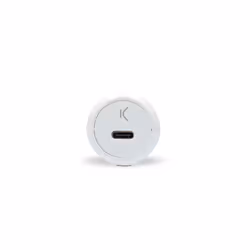 Ksix Car Charger, 18W, Fast Charging, Power Delivery + Cable USB-C to Lightning Made for iPhone, White