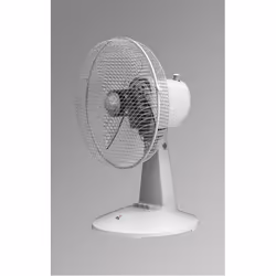 FM Calefacción SB-130, Household blade fan, White, Table, 30 cm, Buttons, AC