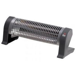 FM Calefacción 2302-C electric space heater Black, Grey 1200 W Quartz electric space heater