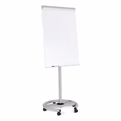 Rocada RD 618, Freestanding, 680 x 1040 mm, Portrait, Steel, Light grey, White, 5 wheel(s)