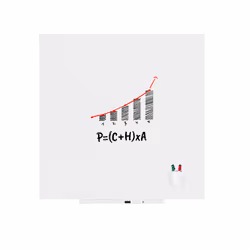 Rocada 6425R whiteboard 1000 x 1000 mm Steel Magnetic