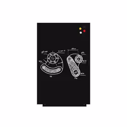 Rocada Skinliquid Drywipe Board Lacquered Surface 750x1150mm Black -