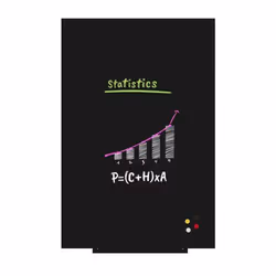 Rocada Skinliquid Drywipe Board Lacquered Surface 1000x1500mm Black -