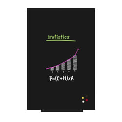 Rocada Skinliquid Drywipe Board Lacquered Surface 1000x1500mm Black -