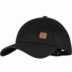 Buff Adults Solid UPF 50 6 Panel Lightweight Running Baseball Cap Hat - One Size, Black