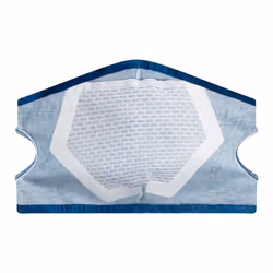 mouth mask Bluebay 3-layer polyester blue size one-size