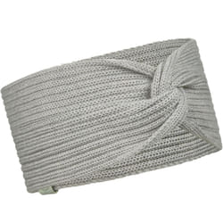 Buff Unisex Winter Warm Knitted Headband - One Size, Light Grey