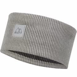 Buff Unisex Winter Warm CrossKnit Headband - One Size, Light Grey