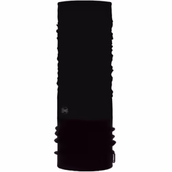 Buff Unisex Kids Solid Polar Fleece Tubular Bandana Scarf - Black