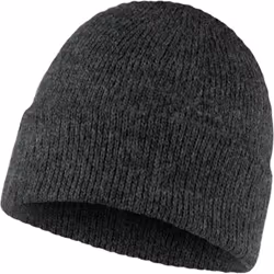Buff Unisex Knitted Warm Winter Beanie Hat - One Size, Graphite