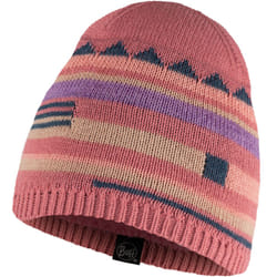 Buff Kids Knitted Fleece Lined Warm Winter Beanie Hat - One Size, Rose
