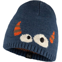 Buff Kids Knitted Warm Winter Beanie Hat - One Size, Denim