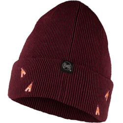 Buff Kids Knitted Warm Winter Beanie Hat - One Size, Maroon