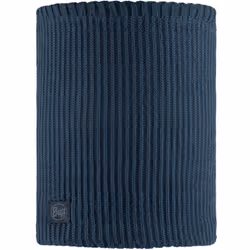 Buff Unisex Knitted Fleece Lined Neckwarmer - One Size, Steelblue