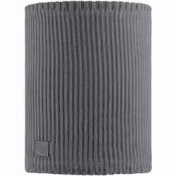 Buff Unisex Knitted Fleece Lined Neckwarmer - One Size, Grey Melange