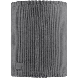 Buff Unisex Knitted Fleece Lined Neckwarmer - One Size, Grey Melange