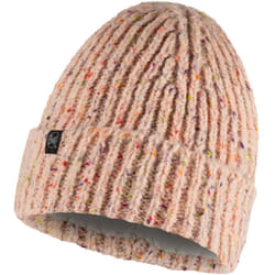 Buff Unisex Knitted Fleece Lined Warm Winter Beanie Hat - One Size, Pale Pink