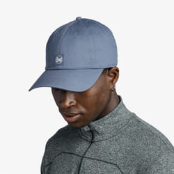 Buff Adults Solid UPF 50 6 Panel Lightweight Running Baseball Cap Hat - One Size, Zire Steel