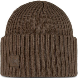 Buff Unisex Knitted Warm Winter Beanie Hat - One Size, Brindle Brown