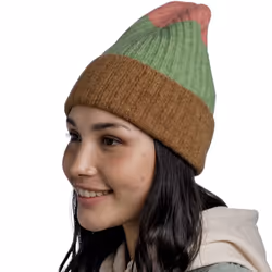 Buff Unisex Nilah Merino Wool Thermal Knitted Beanie Hat - Jade