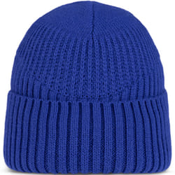 Buff Unisex Renso Chunky Knit Cuffed Fleece Lined Beanie Hat - One Size, Cobalt