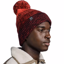 Buff Unisex Knitted Fleece Lined Warm Winter Beanie Hat - One Size, Cinnamon