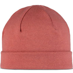 Buff Unisex Elro Fine Knit Cuffed Beanie Hat - One Size, Crimson