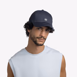 Buff Adults Solid UPF 50 6 Panel Lightweight Running Baseball Cap Hat - One Size, Zire Navy