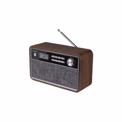 Sunstech RPBT500 Portable Digital Black, Wood