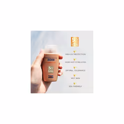 Fusion Water Color SPF 50 Medium 50ml Tinted daily facial sun cream Ultralight texture