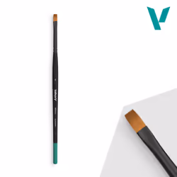 Vallejo B04004, Single brush, Flat brush, Synthetic