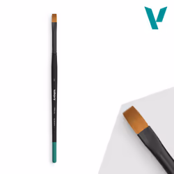 Vallejo B04006, Single brush, Flat brush, Synthetic