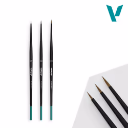 Vallejo B01990, Brush set, Round brush, Natural hair