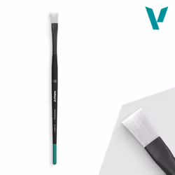Vallejo B09003, Single brush, Flat brush, Synthetic